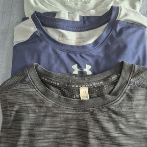 Under Armour Short Sleeve Tees - Gray, Blue, Black